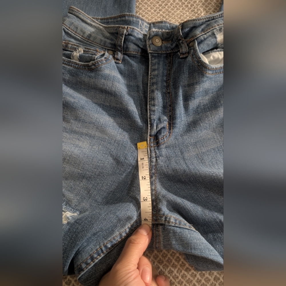 No Boundaries Light Blue Distressed Skinny Jeans - Picture 5 of 8